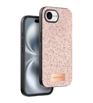 iPhone 16e Bright Simli Kapak - Pembe
