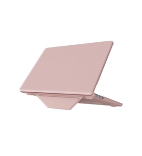 Uray store Apple Macbook Air 15 2024 Macbook Deri Kapak - Pembe