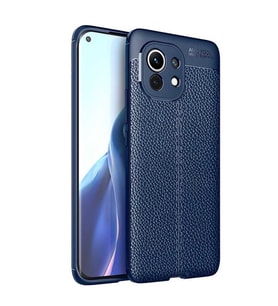 Xiaomi Mi 11 Kılıf Pu-Deri Leather Pu Serisi Esnek Soft Ultra Protection (Lacivert)