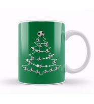 Football Christmas Tree Baubles Kupa Bardak Porselen