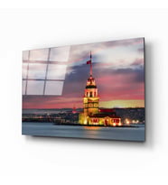 Kız Kulesi Cam Tablo