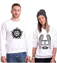 Tshirthane Angel Hunter Sevgili Kombinleri Sweatshirt Kombini (Tek Ürün Fiyatıdır.)