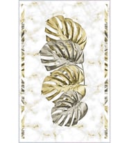 Eliana Home Baskılı, Yıkanabilir Kaymaz Taban Salon Halısı LNA1620 100x150 cm (Sarı)