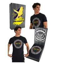 Fenerbahçe ERKEK TRIBUN MARŞ LOGO T-shirt UV Kutu Hediyeli (Lacivert-Gri)