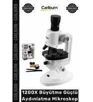 #Mikroskop Eğitim Deney Öğrenci Bilimsel Merak Geliştirme 1200X Büyütme Güçlü Aydınlatma Mikroskop
