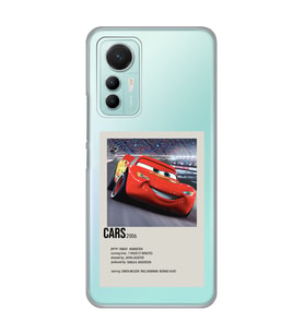 Xiaomi Mi 12 Lite Uyumlu Cars Mcqueen Desenli Şeffaf Telefon Kılıfı