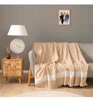 Karaca Home Wilma Bej Koltuk Örtüsü 170x210 cm