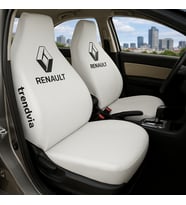Seat Araç Ön ve Arka Koltuk Kılıfı – Penye Oto Servis Koruma Kılıfı (Beyaz)