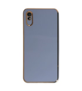 Xiaomi Redmi 9a Kılıf Volet Silikon - Mavi