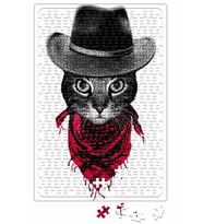 Kovboy Cat Kedi Puzzle 240 Parça Yapboz
