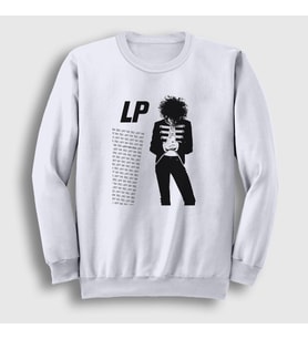 Presmono Unisex Beyaz Lp V2 Laura Pergolizzi Sweatshirt 304701tt