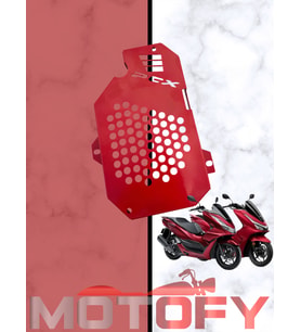 HONDA PCX 125 2021 2024 METAL RADYATÖR KORUMA DEMİRİ KIRMIZI