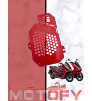 HONDA PCX 125 2021 2024 METAL RADYATÖR KORUMA DEMİRİ KIRMIZI