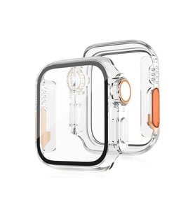 Uray store Apple Watch 40mm Watch 49mm Kasa Dönüştürücü ve Ekran Koruyucu - Şeffaf