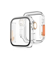 Uray store Apple Watch 40mm Watch 49mm Kasa Dönüştürücü ve Ekran Koruyucu - Şeffaf