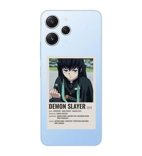 Xiaomi REDMI 12 Uyumlu Demon Slayer Desenli Şeffaf Telefon Kılıfı