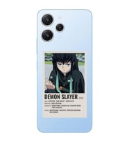 Xiaomi REDMI 12 Uyumlu Demon Slayer Desenli Şeffaf Telefon Kılıfı