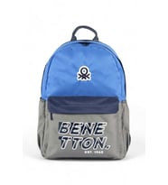 Benetton  Mavi-Gri Unisex Okul Sırt Çantası BEN03845