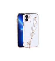 Apple iPhone 11 Uyumlu Kılıf Zore Kalbim Kapak (Beyaz)