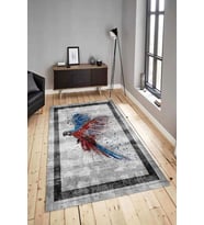Dijital Baskılı Yıkanabilir Kaymaz Modern Renkli Salon Halısı Mutfak Halısı Yolluk ND-HY-1116 (Çok Renkli)