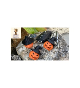 Cadılar Bayramı Halloween Pumpkin Anahtarlık