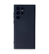 Samsung Galaxy S23 Ultra Kılıf Nano İçi Kadife Silikon - Lacivert
