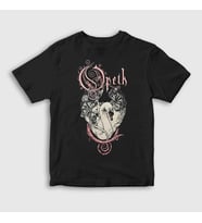 Presmono Unisex Çocuk Siyah Swan Opeth T-Shirt 534258tt