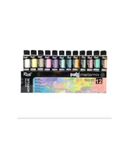 Mastermix Pastel Akrilik Boya Seti 12 Renk x 60cc (Pastel Aşı)