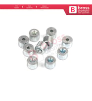 BCR004 Cam Kriko Kablo Halat Uç Pimi Tutma Perçini 5.5x4/1.7 mm 100 Adet