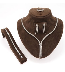 Kadın Gümüş Set - Petra Su Yolu Set - Düğün - Nişan - Söz - Sevgiliye - Eşe Takım