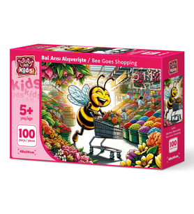 Art Çocuk Bal Arısı Alışverişte 100 Parça Puzzle