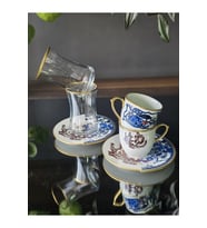 ancora 2 kişilik kavhe ve çay seti