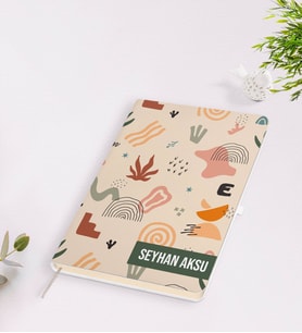 Kişiye Özel İsimli Beyaz Defter-3