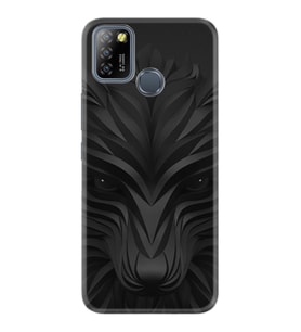 INFINIX Smart 4 5 6 Zero 8 S5 Pro Kılıf Desemli Silikon Black Fox 1325