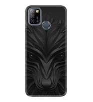 INFINIX Smart 4 5 6 Zero 8 S5 Pro Kılıf Desemli Silikon Black Fox 1325