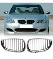 Bmw 5 Serisi E60 Ön Panjur Krom Set 2004-2009 51137065701/02