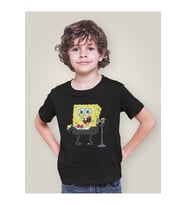 Sunucu Süngerbob Baskılı Unisex Çizgi Film Çocuk Tişört (1-12 Yaş)