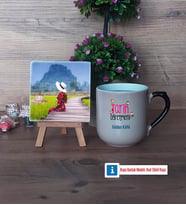 Tarih Öğretmeni Fotoğraflı Dekoratif Taş, Kupa Bardak Beyaz Hediye (Model 10)