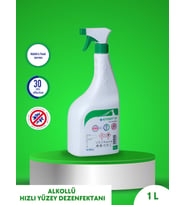 ACTOSEPT® AF 1 litre 3 adet  Kullanıma Hazır Alkollü Yüzey Dezenfektanı 30 saniyede Etkili