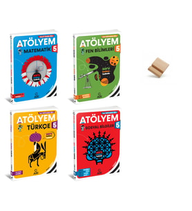 Arı 5. Sınıf Maarif Matematik Fen Türkçe ve Sosyal Atölyem 4lü Set + Telefon Standı
