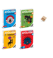Arı 5. Sınıf Maarif Matematik Fen Türkçe ve Sosyal Atölyem 4lü Set + Telefon Standı