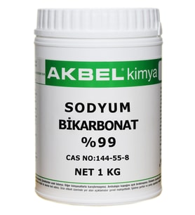 AKBEL SODYUM BİKARBONAT 1 KG (Beyaz - Beyaz)