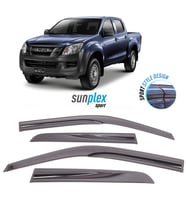 ISUZU D-MAX 2007-2014 İçin Cam Rüzgarlığı 4 Parça 1.SINIF