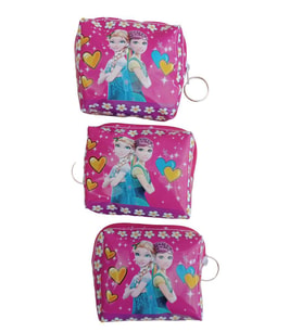 DZC KUZENLER AVM ELSA ANNA FROZEN BOZUK PARA CÜZDANI 3 LÜ SET KIZ ÇOCUK