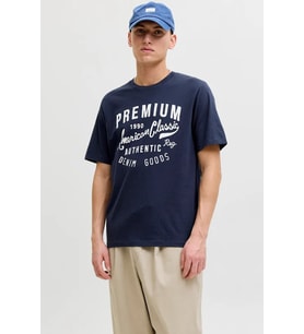 Jack & Jones Jprblualex Erkek Tişört (Mavi)