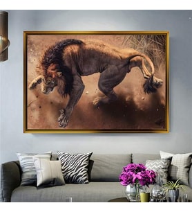 Altın Çerçeveli dekoratif tablo l478 (Gold)