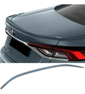 Toyota Corolla Wings Bagaj Üstü Spoiler Parlak Siyah Spoyler Plastik İthal 2020+