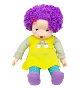 Unutulmaz Bir Hediye - 70 cm Lahana Saçlı Gökkuşağı Bebek (Çok Renkli)