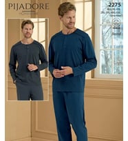 Pijadore Erkek %100 Pamuklu Uzun Kollu Pijama Takımı 2275
