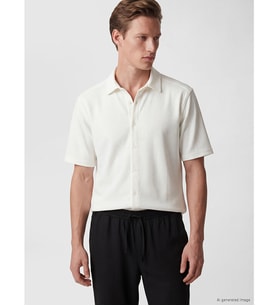 LCW Vision Beyaz Regular Fit Erkek Gömlek